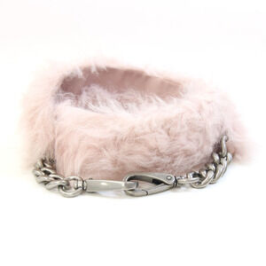 Miu Miu Miu Shoulder Strap 5YT021 Light Pink Shearling Sheepskin Replacement ...
